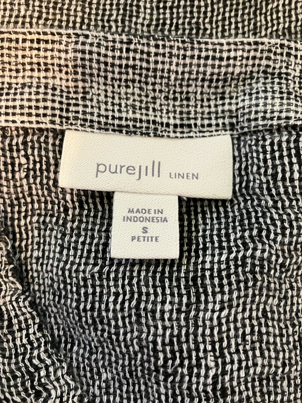 J.Jill Pure Jill 100% Linen Split-Neck Women's Top - Picture 6 of 11